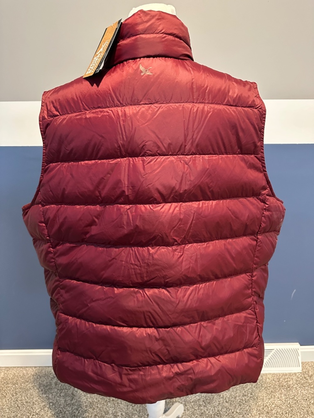 Eddie Bauer 650 Down Puffer Vest Womens PLUS SIZE 2X MAROON -- NEW WITH TAGS - Picture 4 of 11